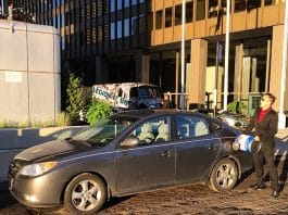 #GoldRushRally2014: Just “borrowing” a little racing fuel for my exotic.