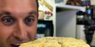 Cookie Dough Creations: Cake Batter Cookie Dough Sandwich!