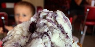 EAT IT: Blueberry Waffle Cone Ice Cream….
