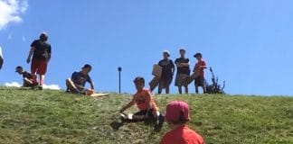 LLWS: Cardboard box sledding in slow motion
