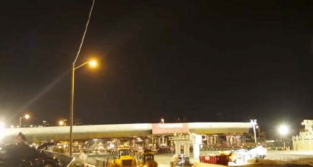 Time Lapse: Highway overpass replaced in one night (VIDEO) Time Lapse: Highway overpass replaced in one night (VIDEO)