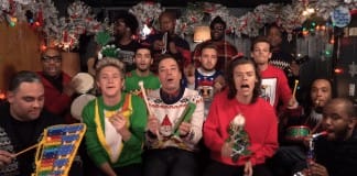 Jimmy Fallon, One Direction perform “Santa Claus Is Coming To Town” with classroom instruments