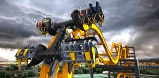 Batman The Ride 4D Roller Coaster Construction Tour at Six Flags Fiesta Texas batman the ride 4d roller coaster