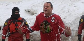 WATCH: Lady Gaga, Vince Vaughn take the Polar Plunge in Chicago