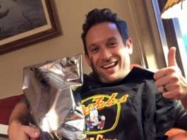 Gift from the Rockford family – Mrs. Fisher’s Potato Chips and shirt!