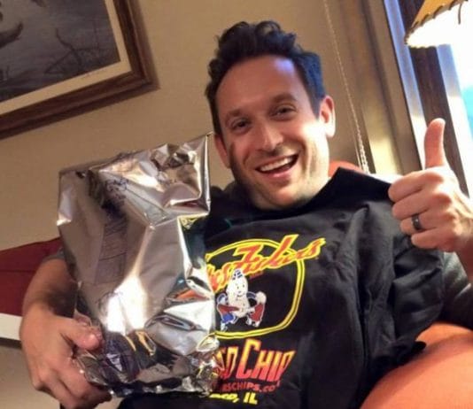 Gift from the Rockford family – Mrs. Fisher’s Potato Chips and shirt!