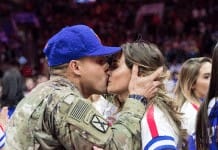 Soldier comes home, surprises Philadelphia 76ers dancer girlfriend