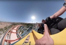GoPro Fusion roller coaster video looks SUPER TRIPPY
