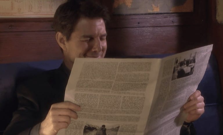 Tom Cruise can’t stop laughing during Mission Impossible Mad Lib Theater with Jimmy Fallon Tom Cruise can’t stop laughing during Mission Impossible Mad Lib Theater with Jimmy Fallon