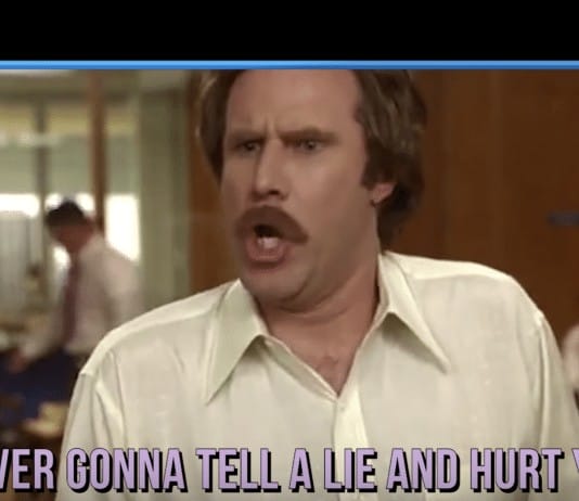 Rick Astley’s Never Gonna Give You Up sung by 169 MOVIES