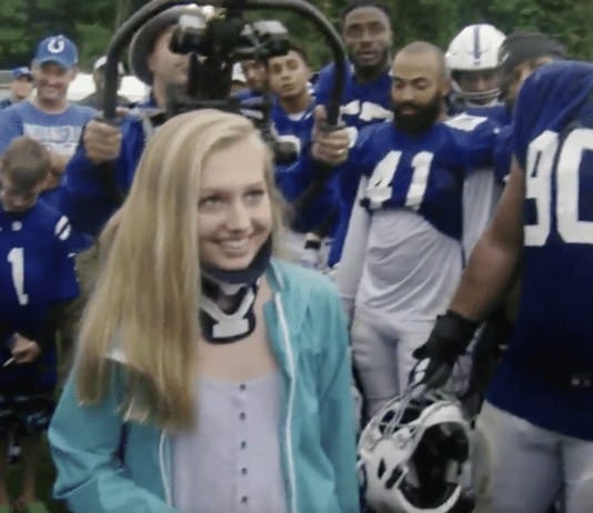 Indianapolis Colts honor school shooting survivor Ella Whistler at training camp