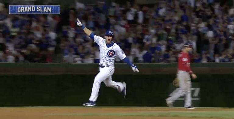 The David Bote Grand Slam is even better with Titanic music