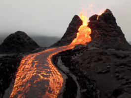 Watch these incredible volcano drone videos from Iceland