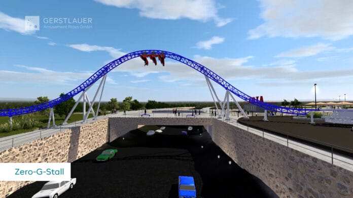 Palindrome will be the first infinity shuttle roller coaster in the United States