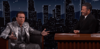 Nicolas Cage talks gambling, orphanages, two headed snakes and stalker mimes on Kimmel