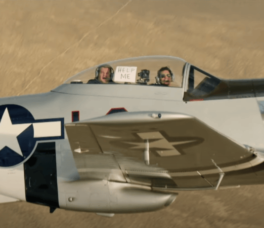 Watch Tom Cruise fly James Corden in multiple fighter jets